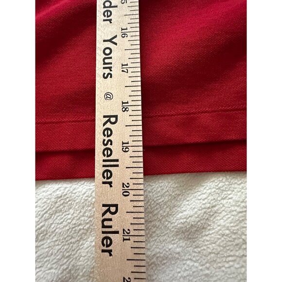 New Era Rutgers Scarlett Knights Men's SZ Medium Logo Short Sleeve Polo Red - Picture 8 of 12